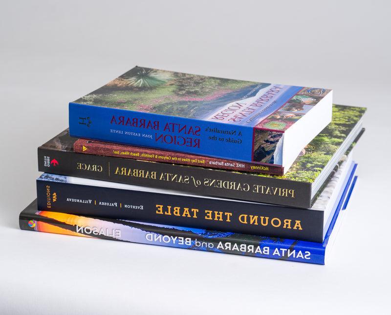 stack of santa barbara books